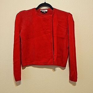 - St. John | Santana Crop sweater  size 4